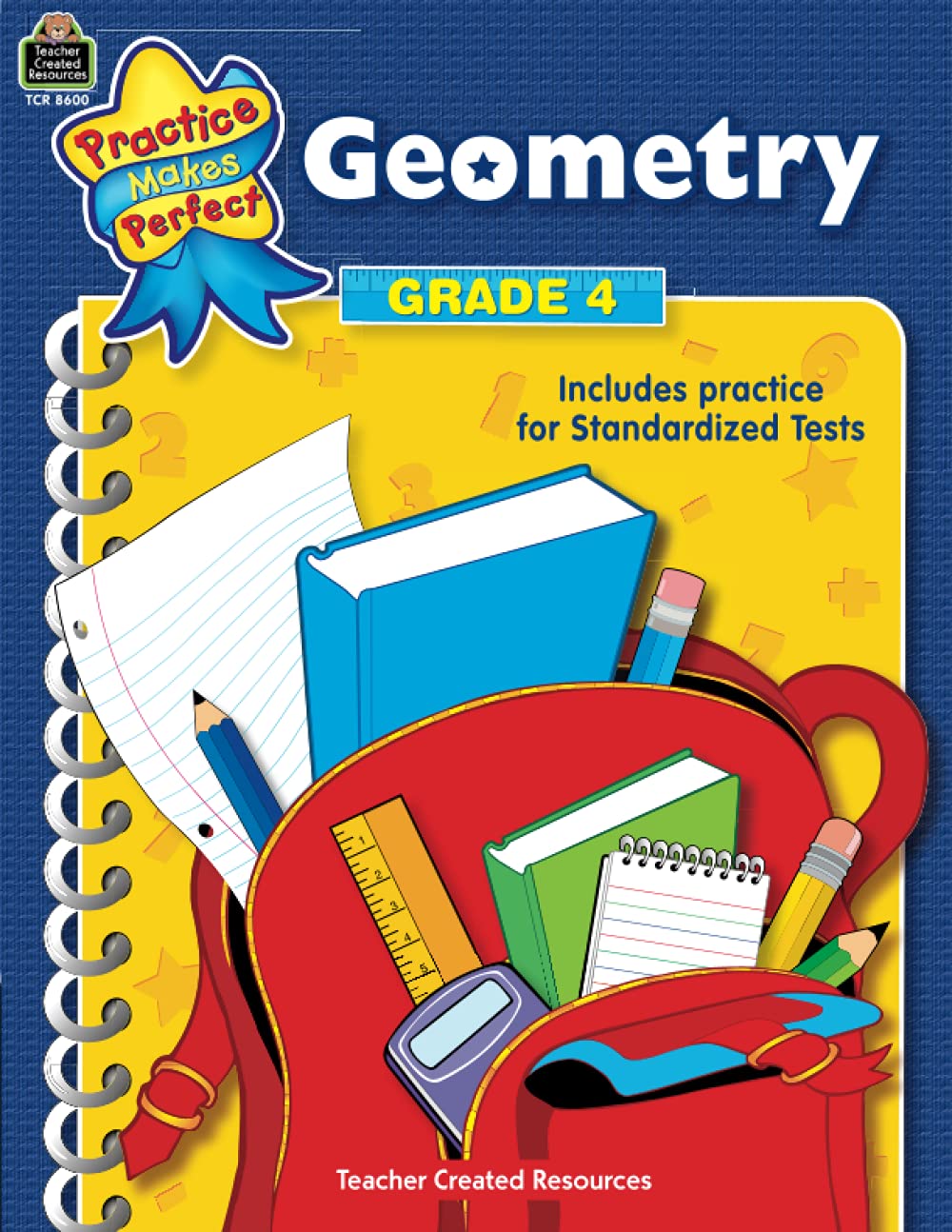 Geometry, Grade 4 (Practice Makes Perfect Series),New