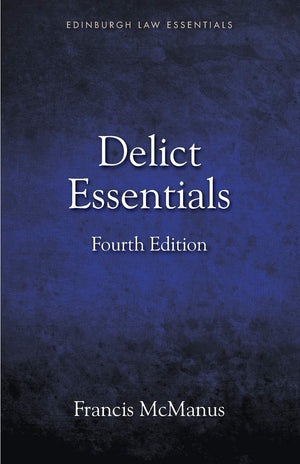 Delict Essentials (Edinburgh Law Essentials),Used