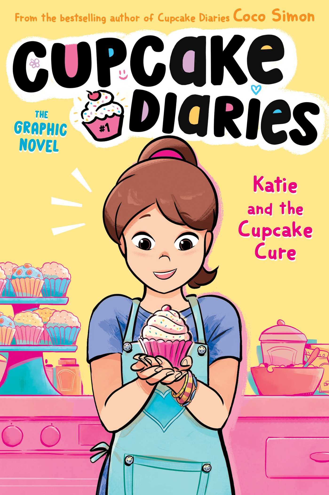Katie And The Cupcake Cure The Graphic Novel (1) (Cupcake Diaries: The Graphic Novel),Used