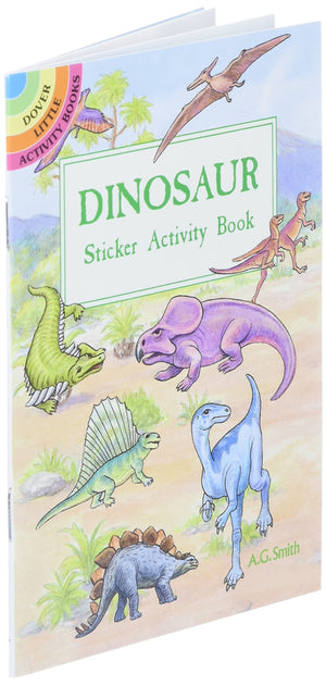 Dinosaur Sticker Activity Book (Dover Little Activity Books Stickers),Used
