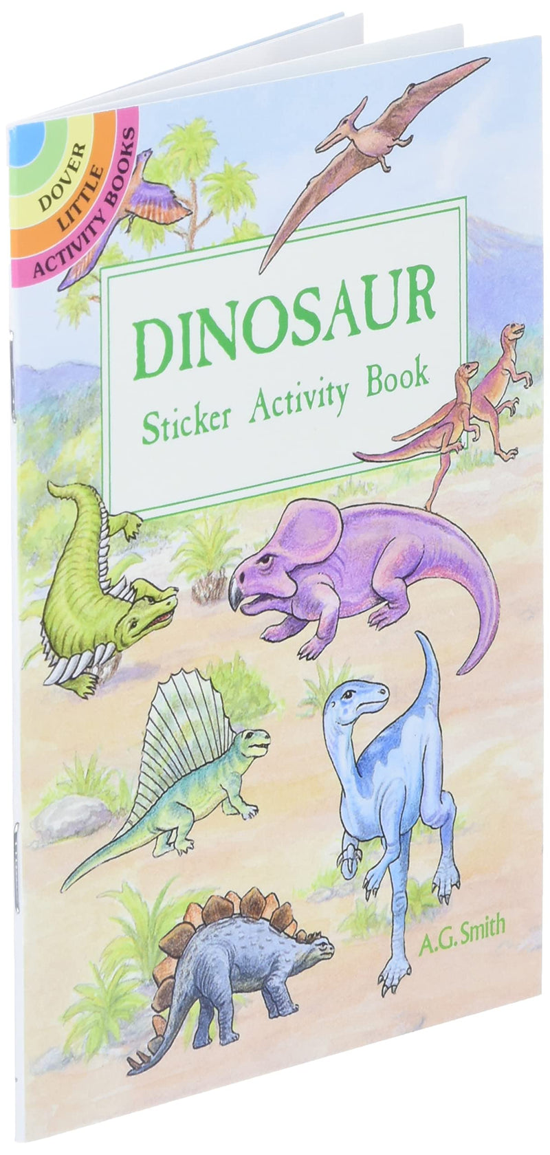 Dinosaur Sticker Activity Book (Dover Little Activity Books Stickers),Used