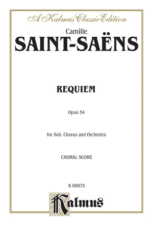 Requiem, Op. 54: SATB with SATB Soli (Orch.) (Latin Language Edition) (Kalmus Edition) (Latin Edition),Used