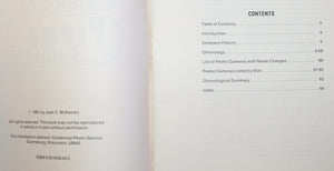 Catalog of Premo cameras,Used