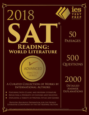 2018 SAT Reading: World Literature Practice Book (Advanced Practice),New