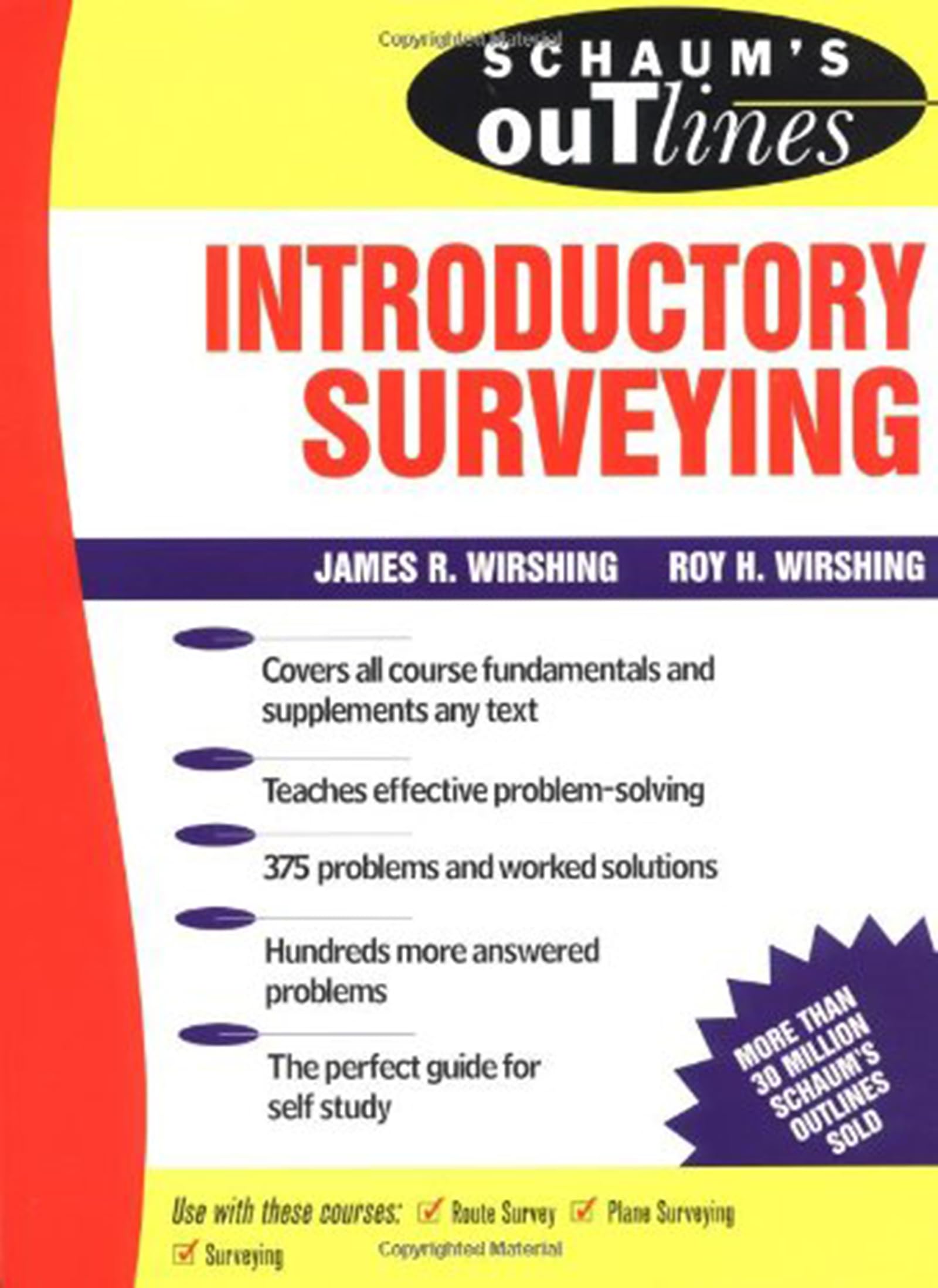 Schaum's Outline of Introductory Surveying (Schaum's),Used