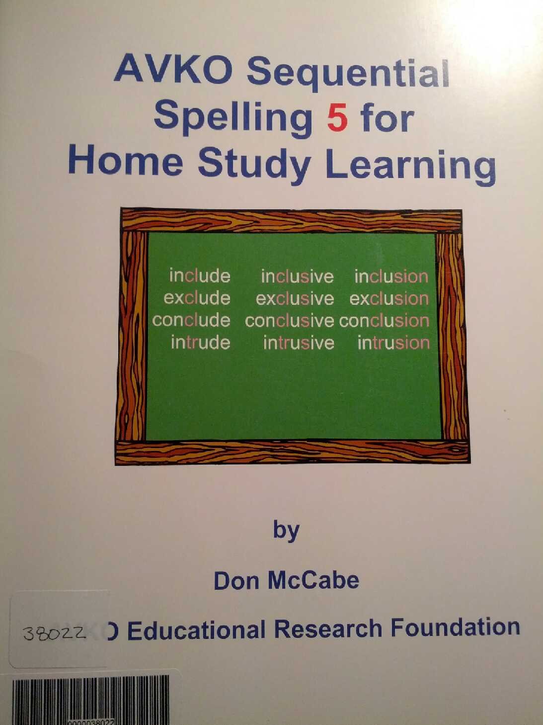 Sequential Spelling 5,Used