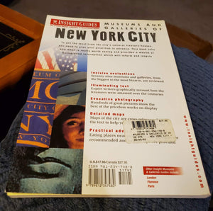 Museums and Galleries of New York City (INSIGHT GUIDES (MUSEUMS AND GALLERIES)),Used