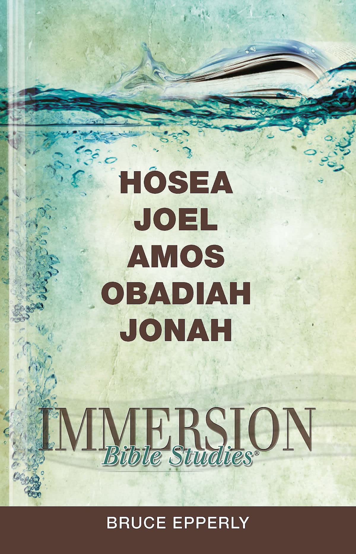 Immersion Bible Studies: Hosea, Joel, Amos, Obadiah, Jonah (Immersion Study Bible),Used