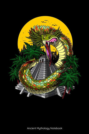 Ancient Mythology Notebook: Aztec Snake God Quetzalcoatl Notebook,Used