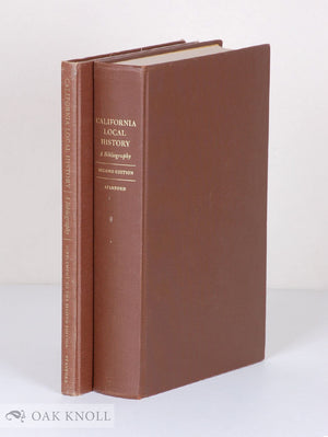 California Local History: A Bibliography And Union List Of Library Holdings,,New