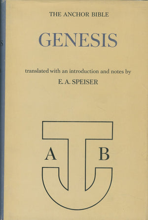 Genesis: Introduction, Translation, And Notes (The Anchor Bible, Vol. 1),New