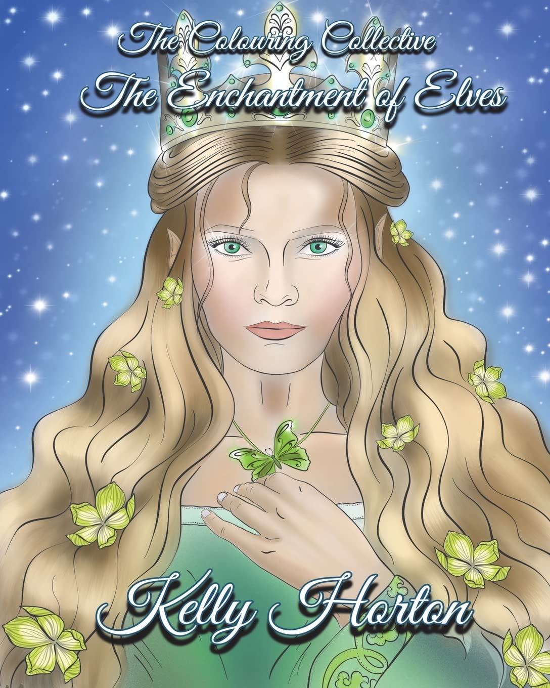 The Enchantment Of Elves: A magical greyscale and line art colouring book of the beauty of Elves,Used