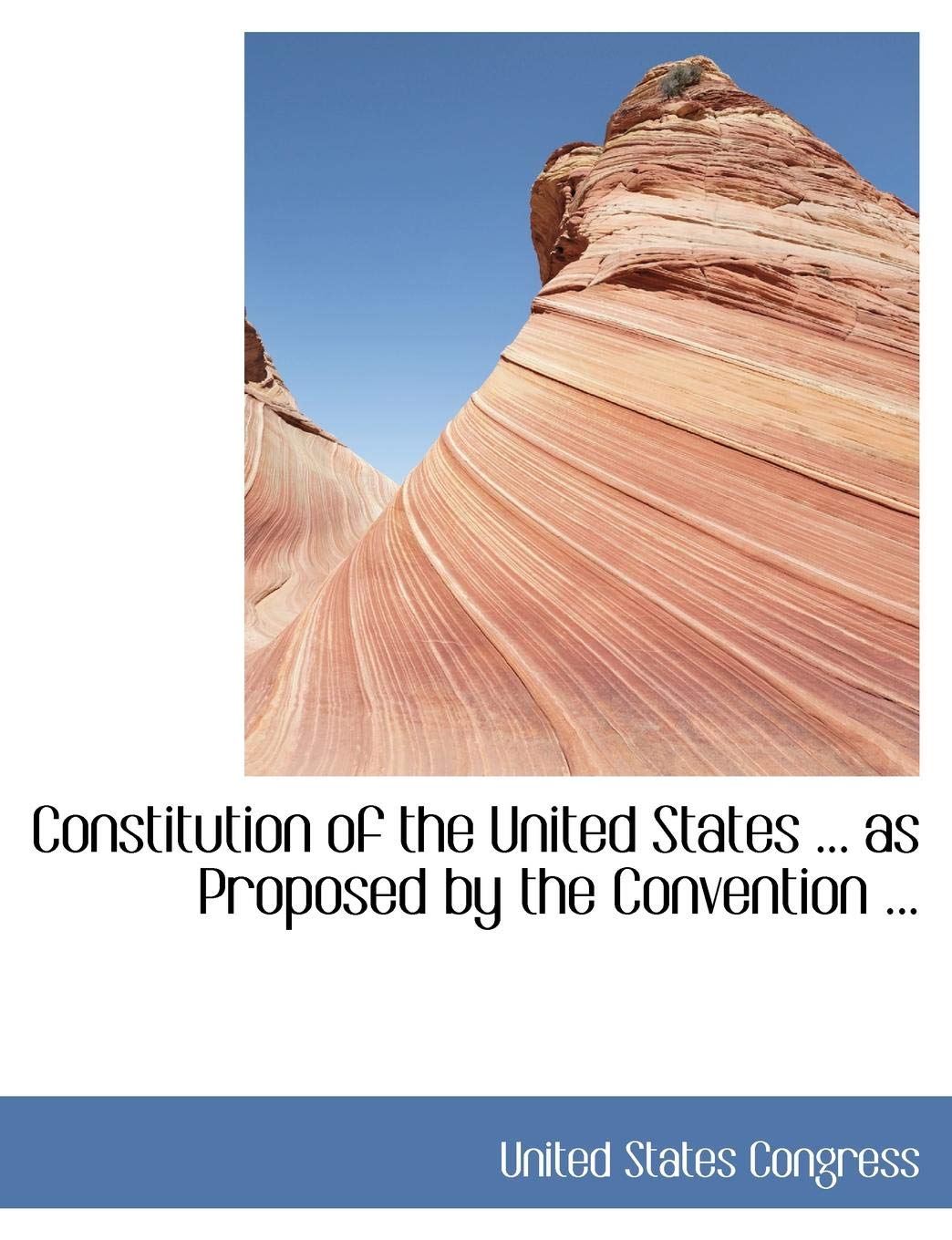 Constitution of the United States As Proposed by the Convention,Used