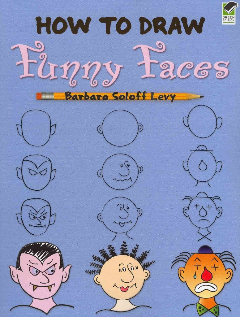 How to Draw Funny Faces (Dover How to Draw),Used