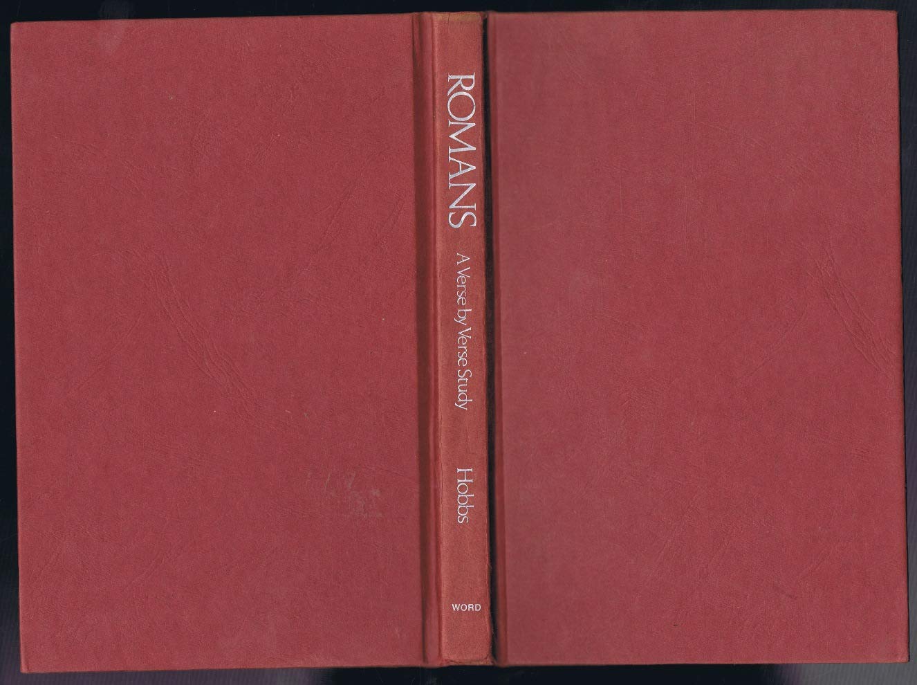 Romans: A verse by verse study,New