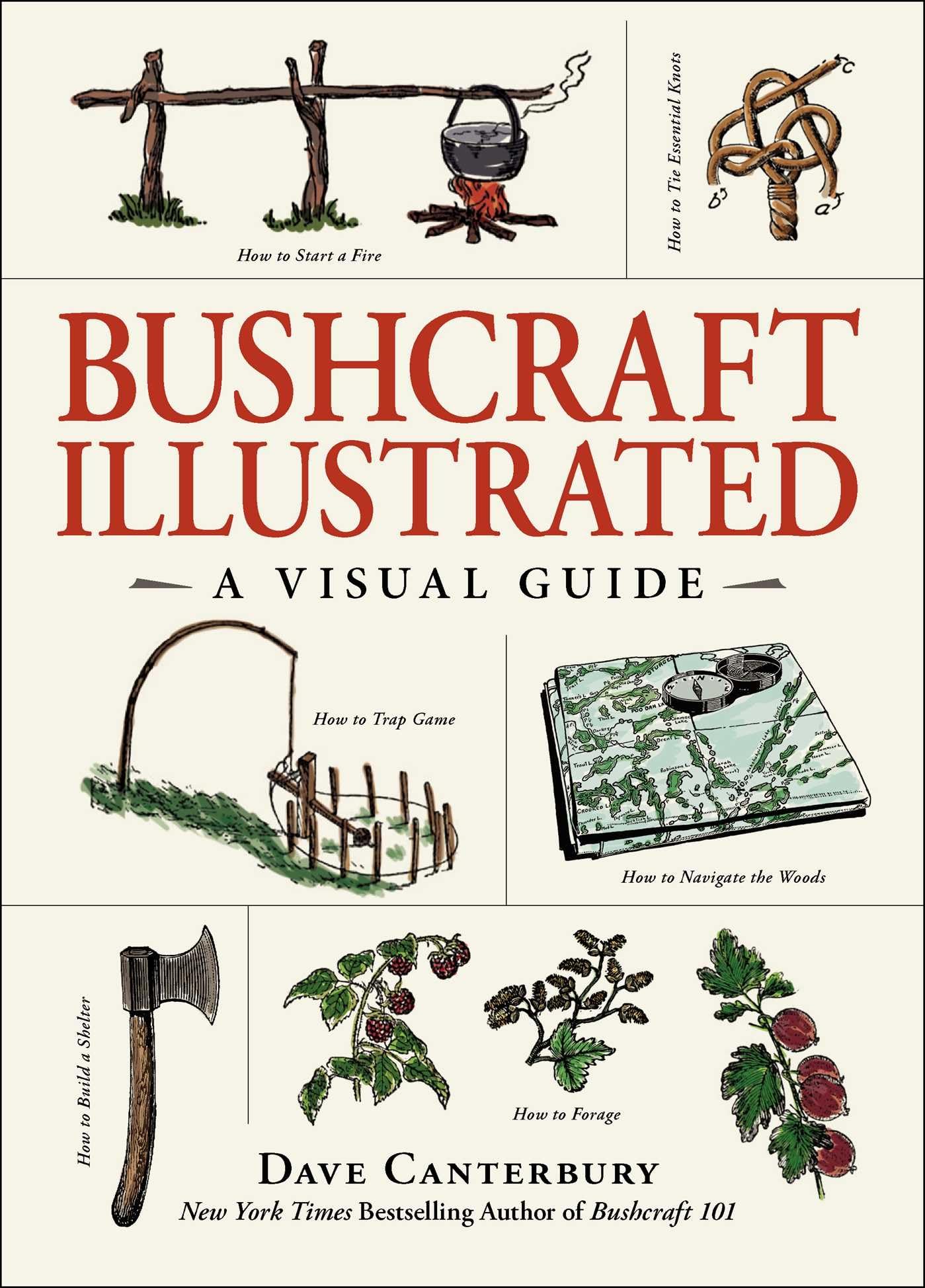 Bushcraft Illustrated: A Visual Guide (Bushcraft Survival Skills Series),Used