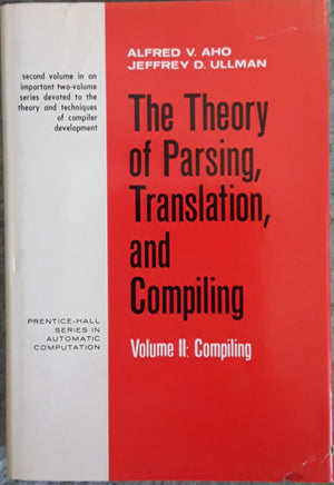 Compiling (Theory Of Parsing, Translation And Compiling),New