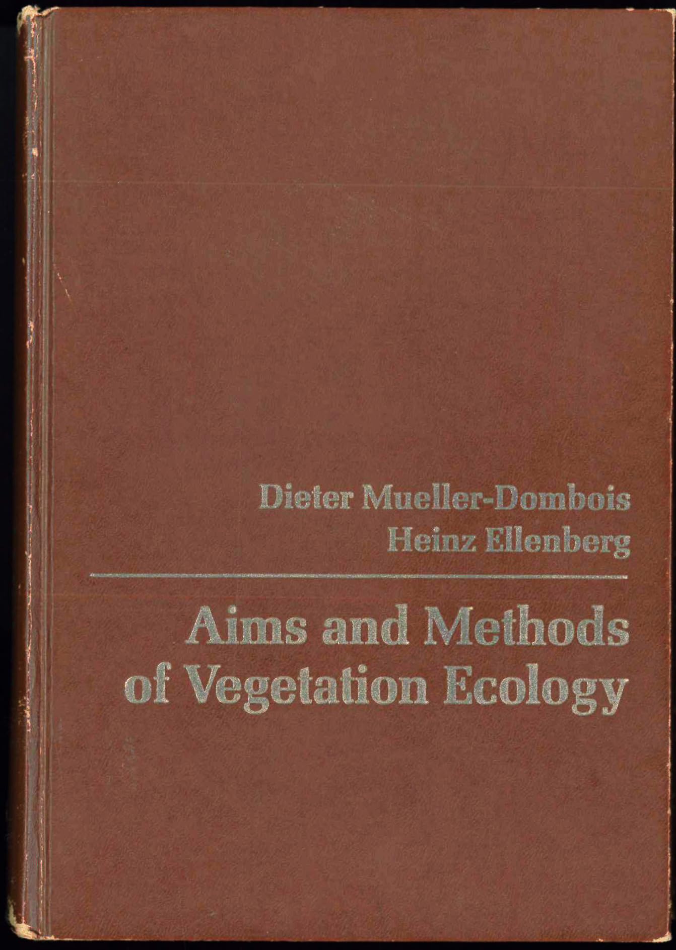 Aims And Methods Of Vegetation Ecology,New