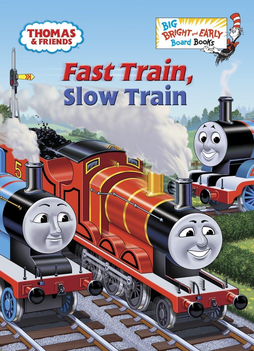 Fast Train, Slow Train (Thomas & Friends) (Big Bright & Early Board Book),Used