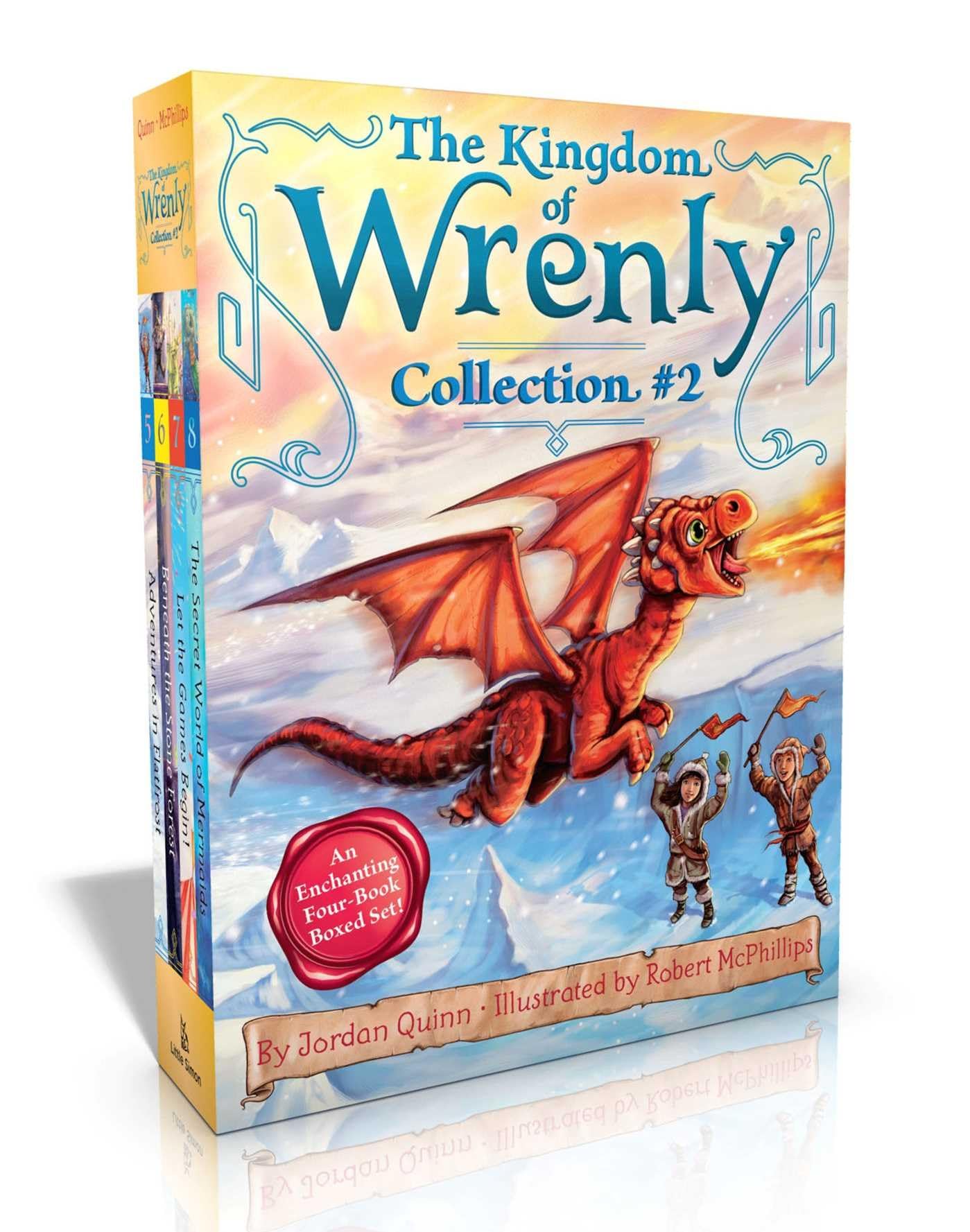 The Kingdom of Wrenly Collection #2 (Boxed Set): Adventures in Flatfrost; Beneath the Stone Forest; Let the Games Begin!; The Se,New