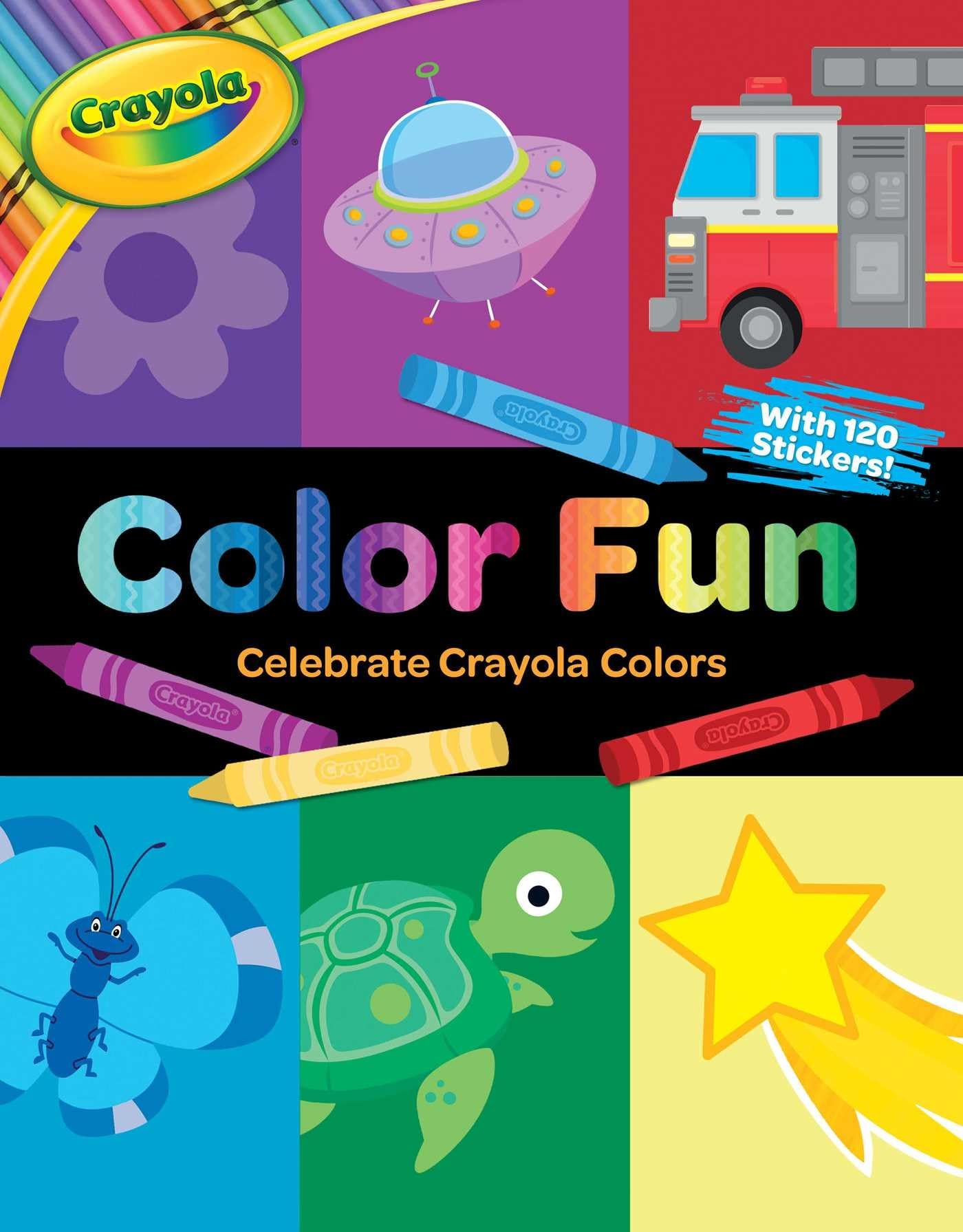 Crayola: Color Fun (A Crayola Coloring Sticker Activity Book for Kids) (Crayola/BuzzPop),Used