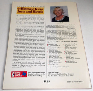 Guide to Historic Texas Inns and Hotels,Used