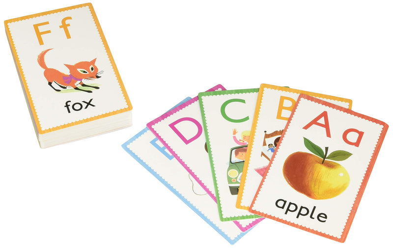 Alphabet  Flash Cards: 54 Word and Picture Cards, with Learning Tips,Used