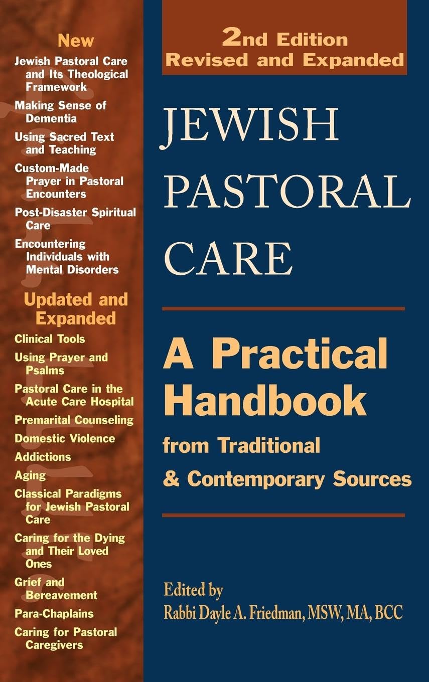 Jewish Pastoral Care 2/E: A Practical Handbook from Traditional & Contemporary Sources,Used
