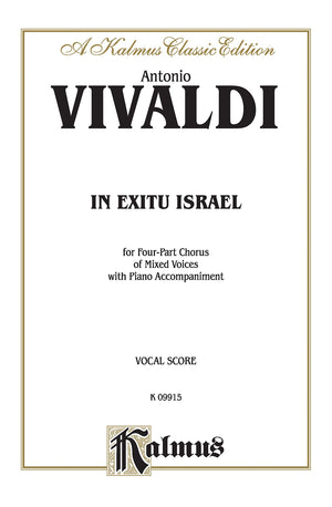 In Exitu Israel: SATB with SATB Soli (Italian, English Language Edition) (Kalmus Edition) (Italian Edition),Used