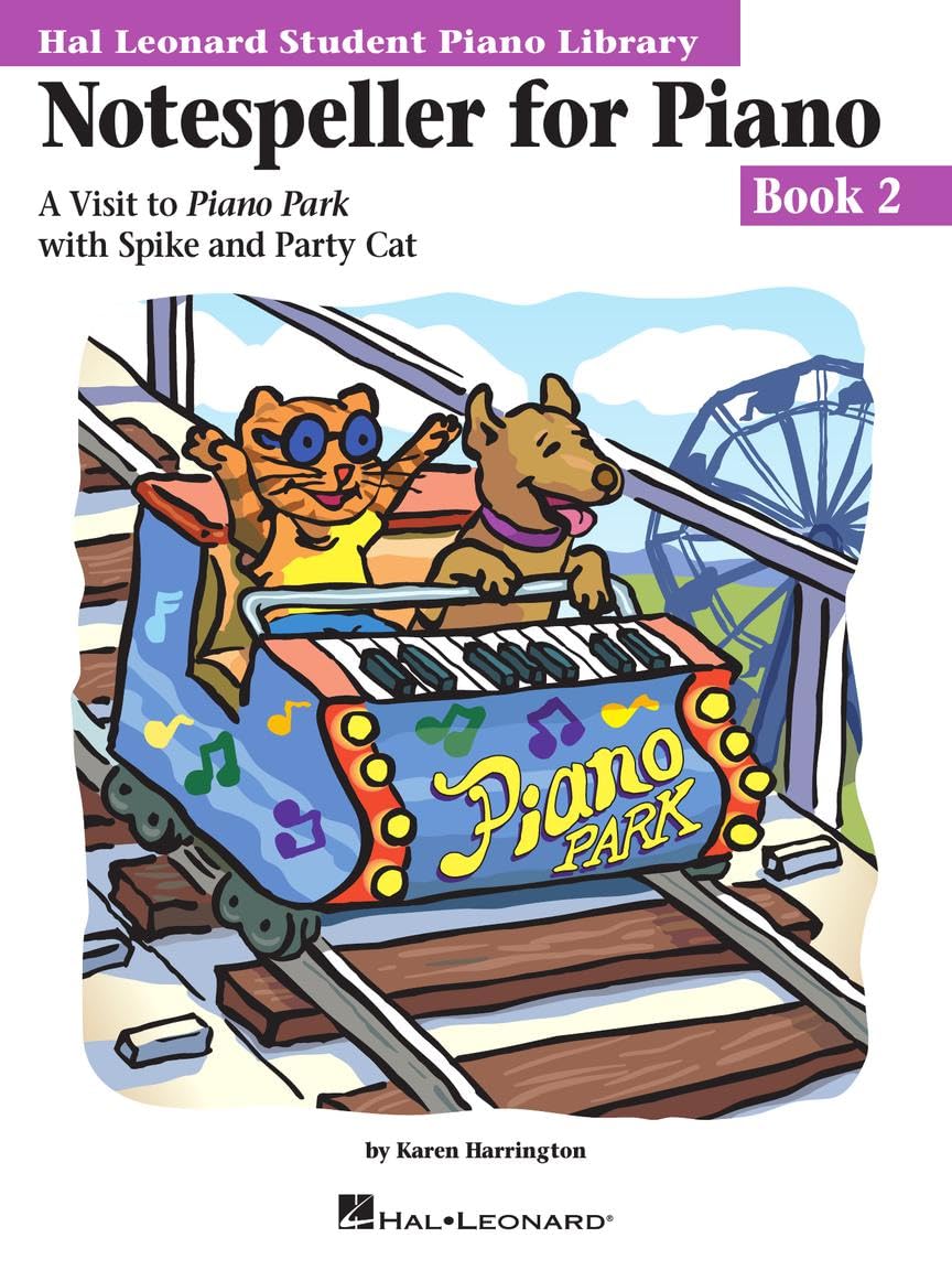 Notespeller For Piano  Book 2  Hal Leonard Student Piano Library  Fun And Engaging Music Reading Workbook For Early Intermediat,Used