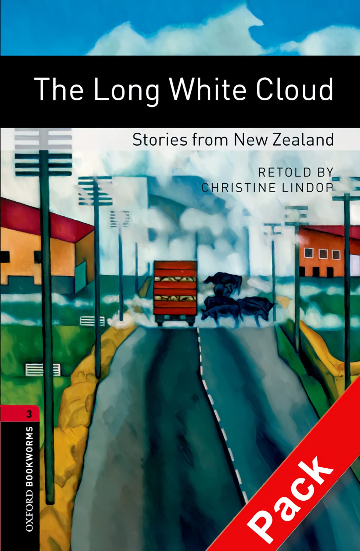 Oxford Bookworms 3. The Long White Cloud. Stories from New Zealand CD Pack,Used