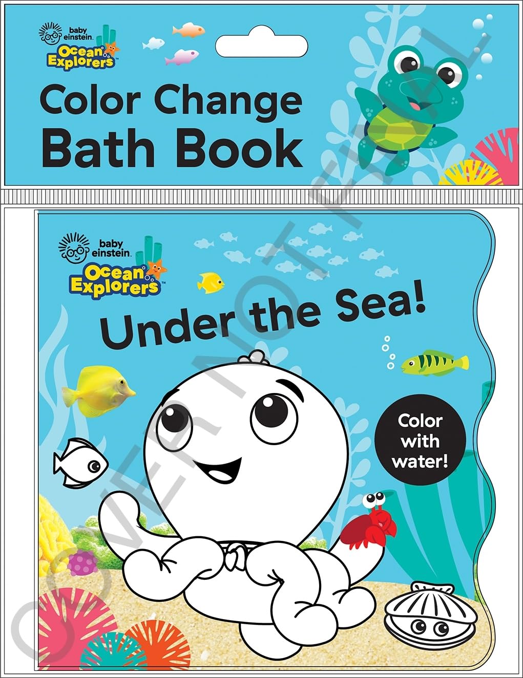 Baby Einstein Ocean Explorers: Under the Sea! Color Change Bath Book,Used