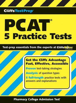 Cliffstestprep Pcat: 5 Practice Tests,Used