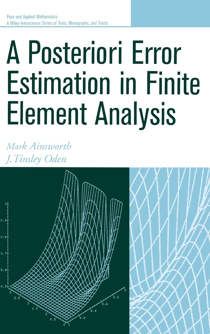 A Posterori Error Estimation In Finite Element Analysis,Used