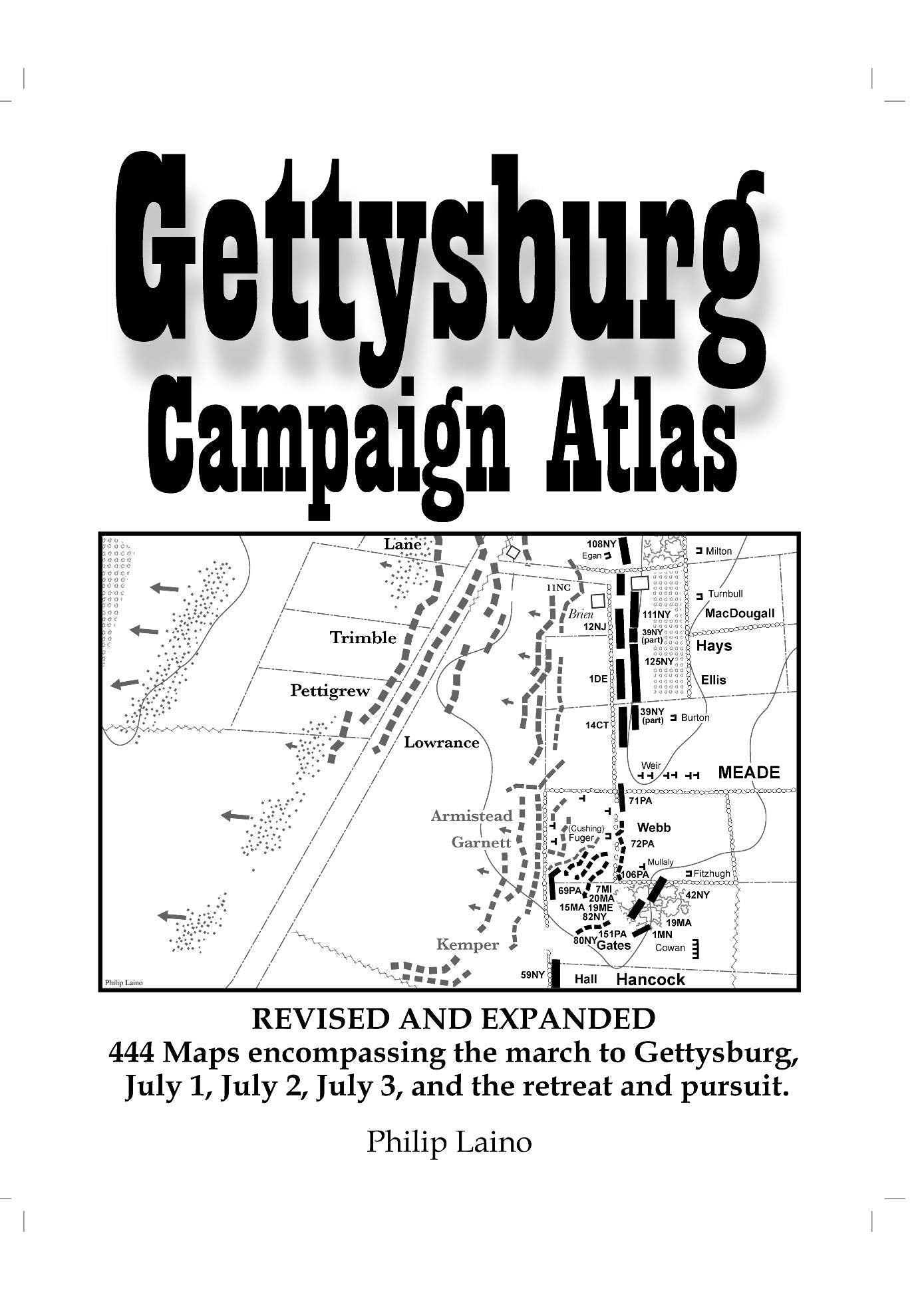 Gettysburg Campaign Atlas Spiralbound  January 1, 2015,New