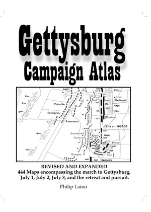 Gettysburg Campaign Atlas Spiralbound  January 1, 2015,New