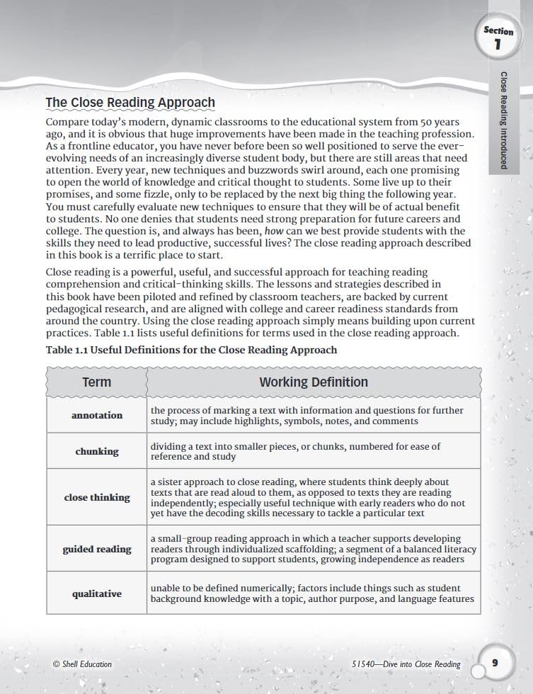 Dive into Close Reading: Strategies for Your K2 Classroom,Used