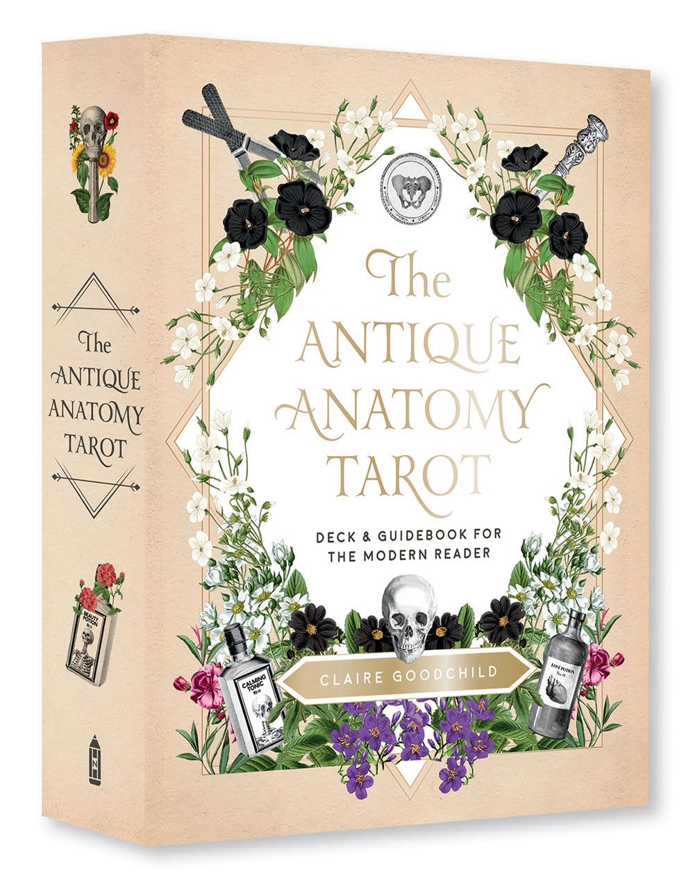 The Antique Anatomy Tarot Kit: Deck And Guidebook For The Modern Reader,Used