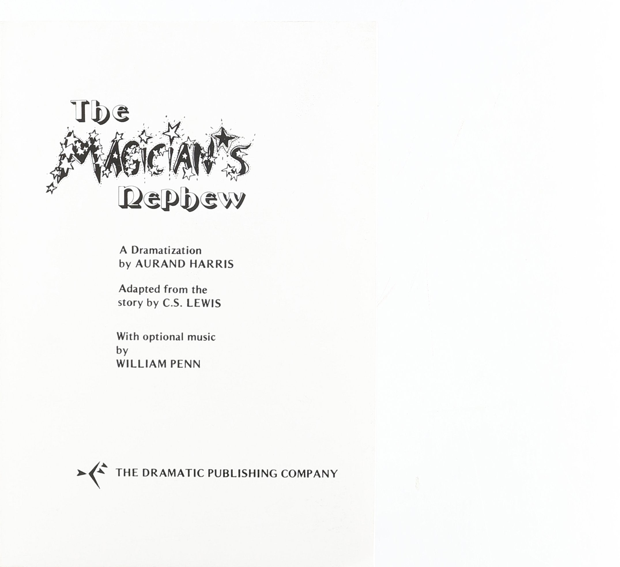 The Magician's Nephew: A Dramatization,Used