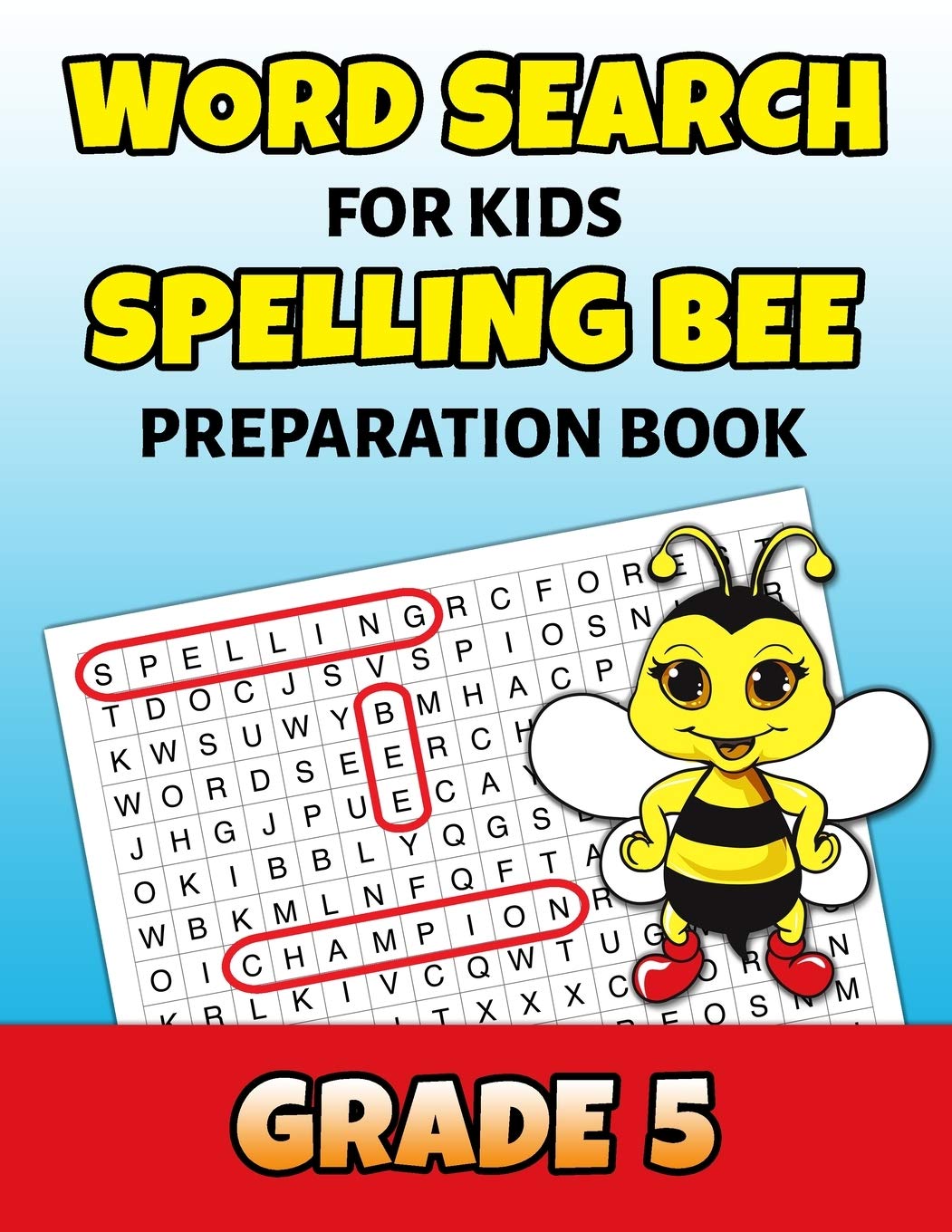 Word Search For Kids Spelling Bee Preparation Book Grade 5: 5th Grade Spelling Workbook Fun Puzzle Book Fifth Grade Teacher Stud,Used