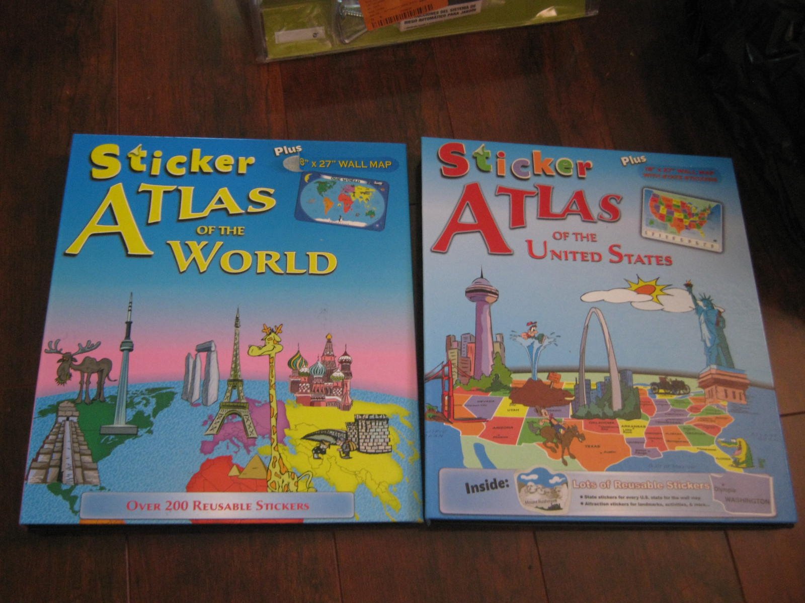 World Sticker Atlas,Used