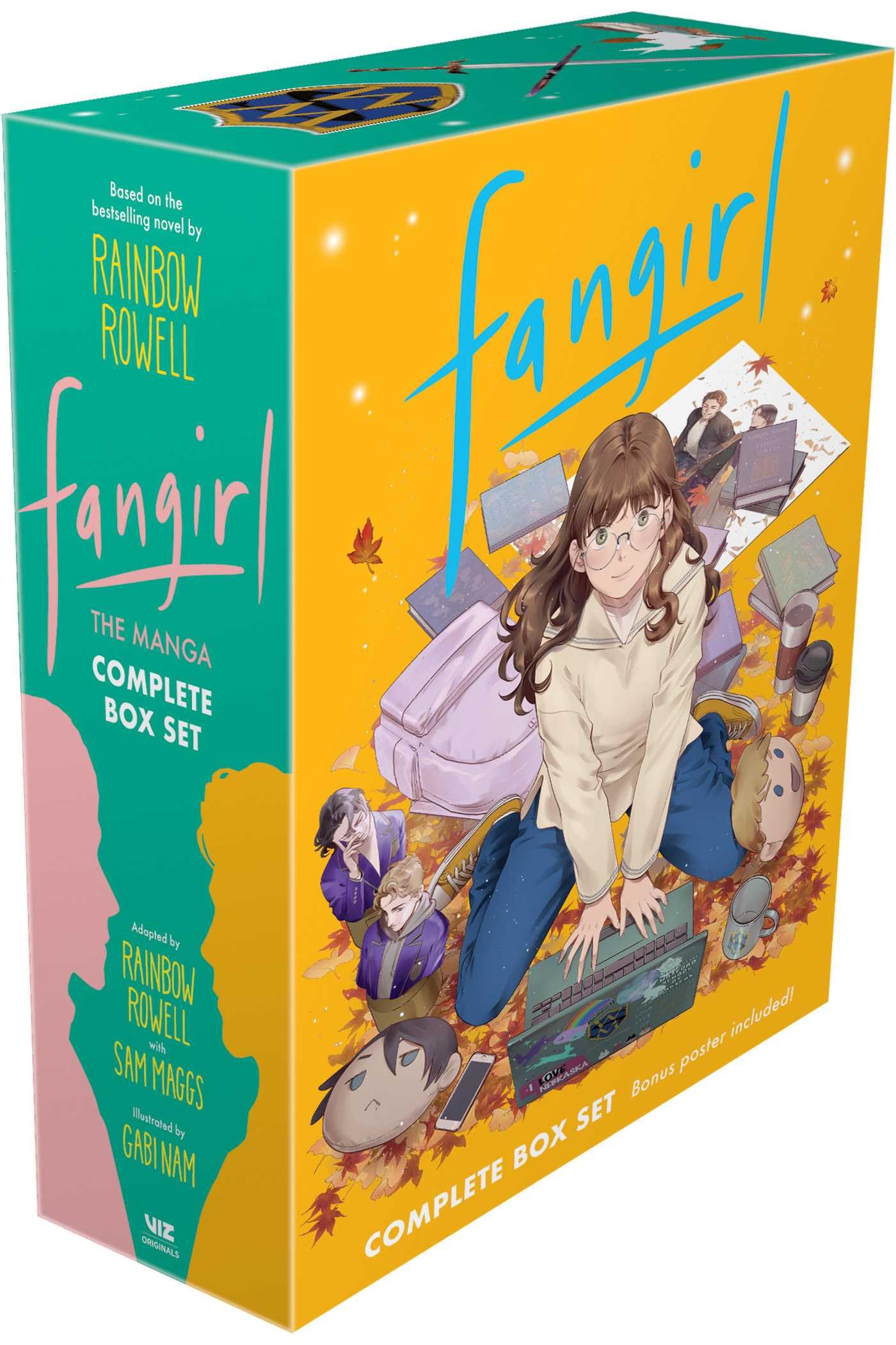 Fangirl: The Manga Complete Box Set: Includes Volumes 14, With Poster