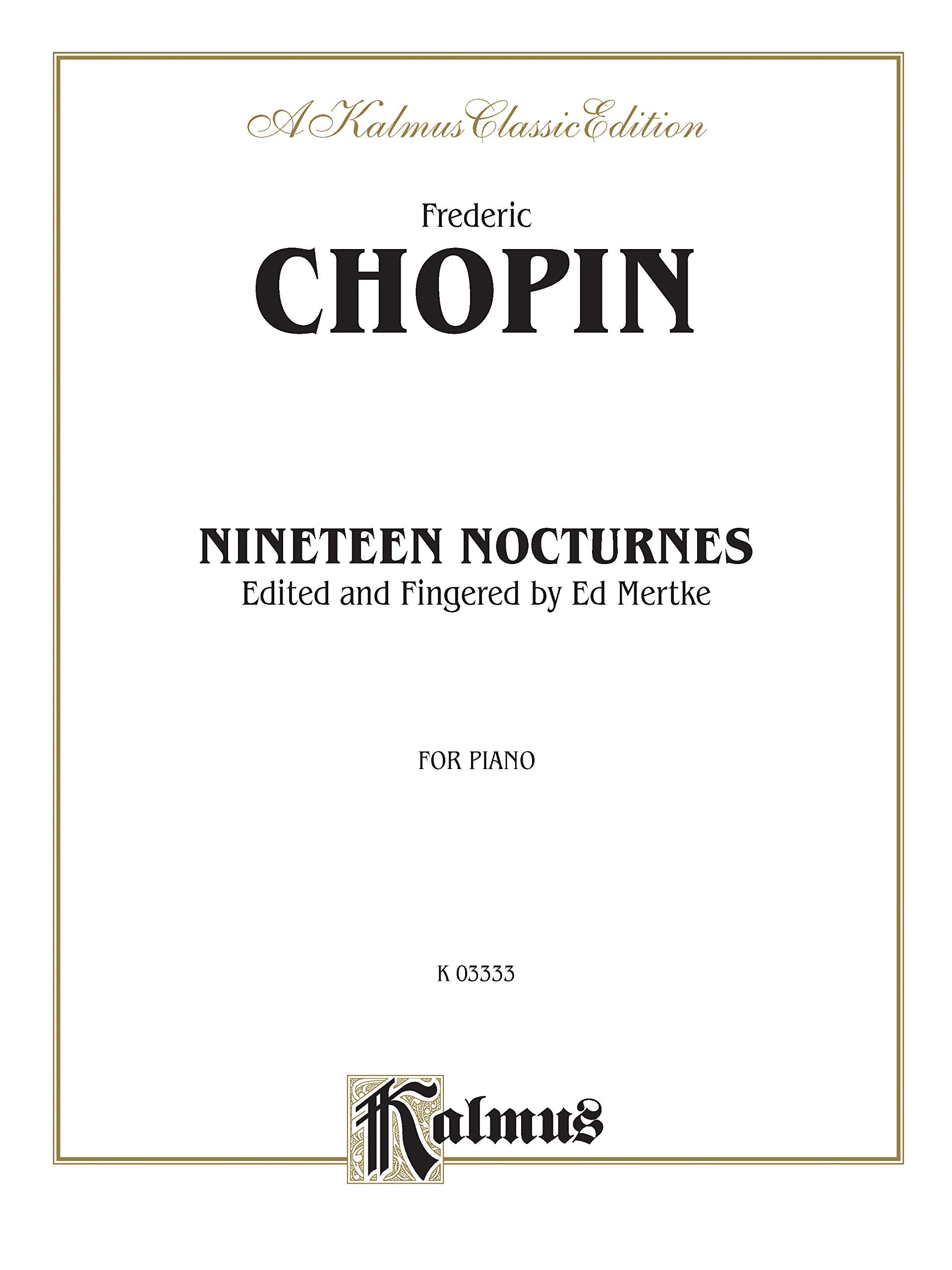 Nocturnes (Kalmus Edition),Used