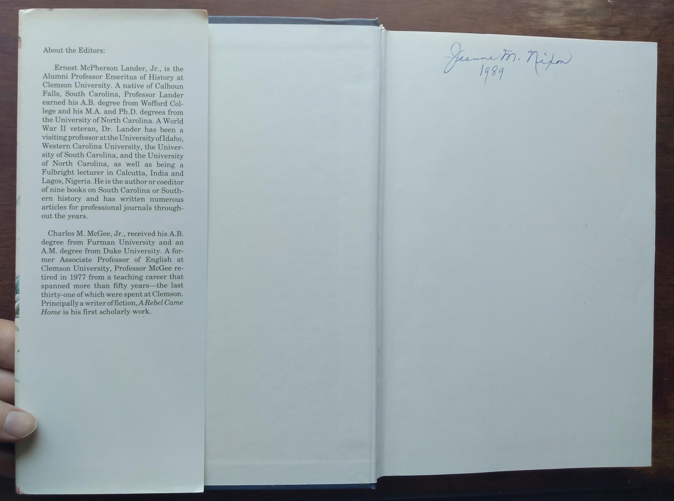 A Rebel Came Home: The Diary and Letters of Floride Clemson, 18631866,Used
