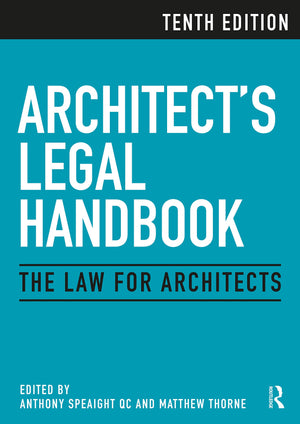 Architect's Legal Handbook: The Law for Architects,Used