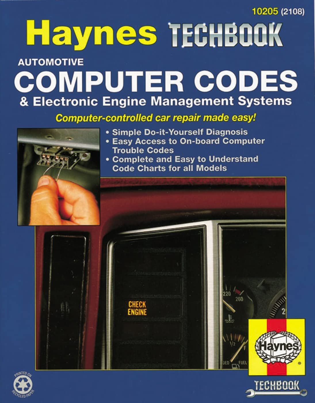 Automotive Computer Codes & Electronic Engine Management Systems (8195) Haynes TECHBOOK (Haynes Repair Manuals),Used