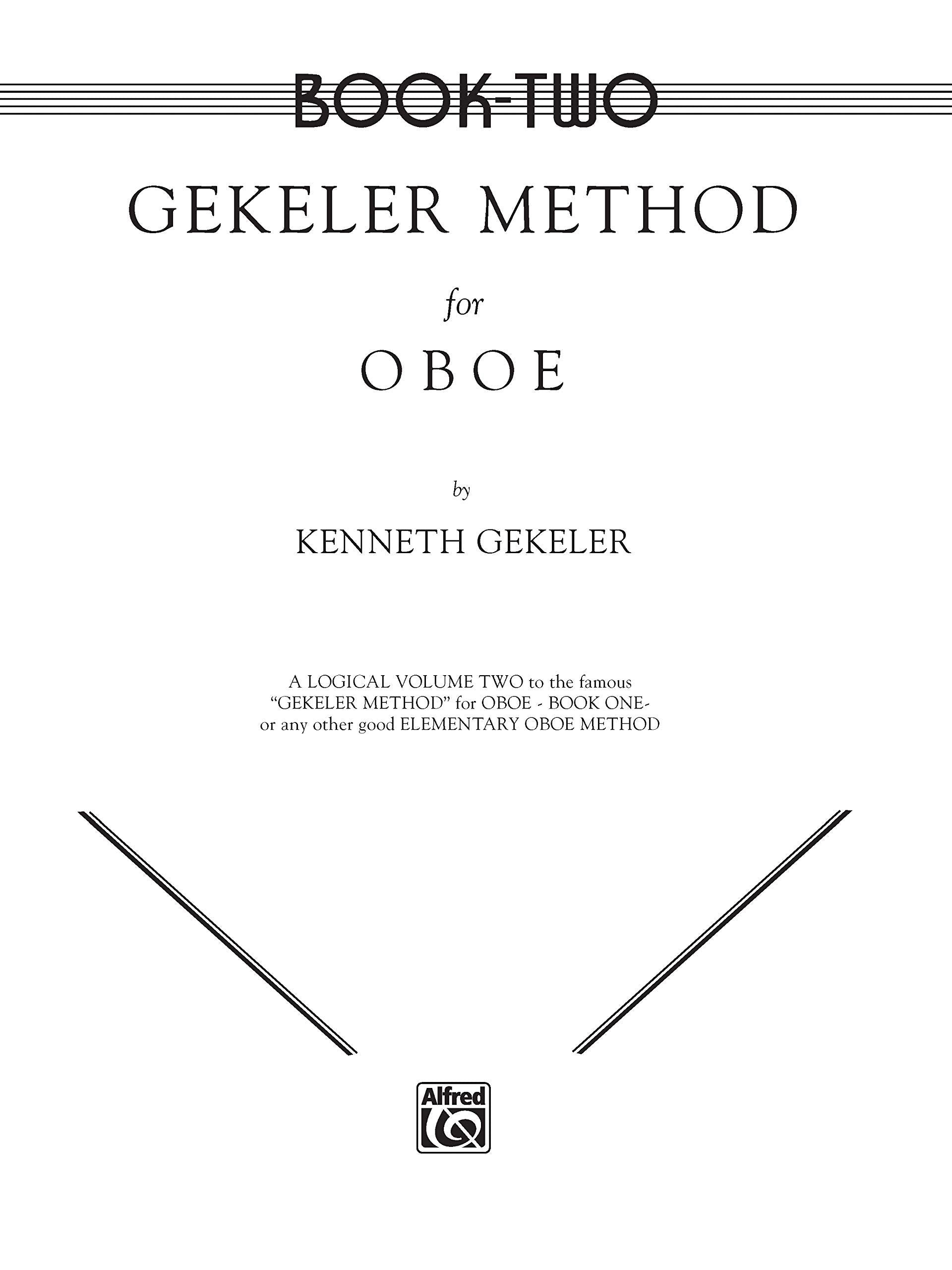 Gekeler Method For Oboe ~ Book Two,Used