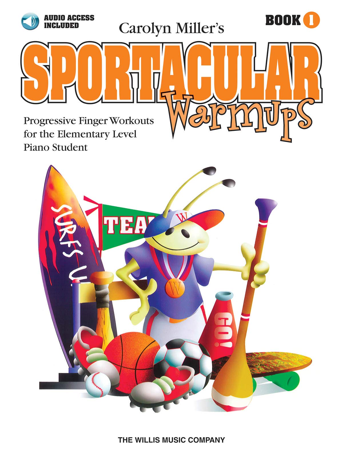 Sportacular Warmups  Book 1: Progressive Finger Workouts Book/Audio,Used