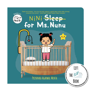 Nini For Ms. Nunu: Lift-The-Flap Board Book For Toddlers On Bedtime Routine By Sam & Mi | Interactive Story Book For Kids & Babies | Up To 4 Years