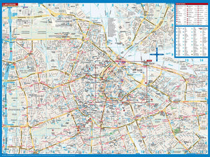 Laminated Amsterdam Map by Borch (English Edition),Used